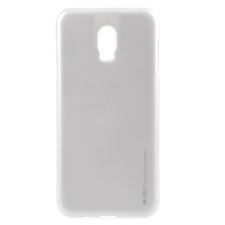 

MERCURY GOOSPERY i JELLY TPU Back Shell for Samsung Galaxy J7 Plus/C8 - Silver