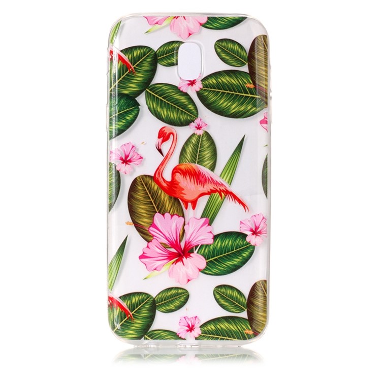Printing Pattern Soft TPU Mobile Case for Samsung Galaxy J5 Pro (2017) / J5 (2017) EU Version - Flamingo-2