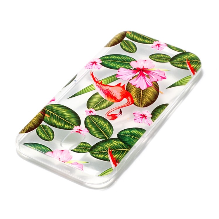 Printing Pattern Soft TPU Mobile Case for Samsung Galaxy J5 Pro (2017) / J5 (2017) EU Version - Flamingo-4