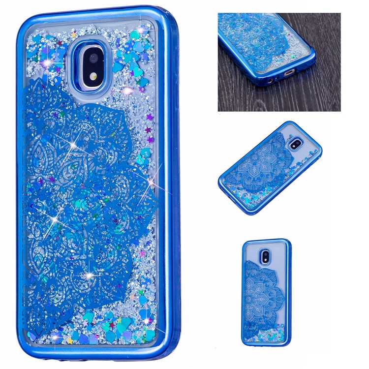 

Dynamic Glitter Powder Quicksand Electroplated TPU Jelly Phone Case for Samsung Galaxy J3 Pro (2017) / J3 (2017) EU Version - Mandala Flower, Galaxy J3 (2017)