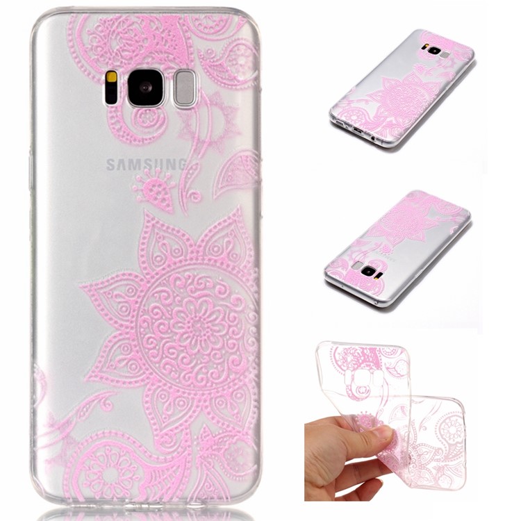 

Pattern Printing Soft TPU Phone Accessory Lightweight Back Case for Samsung Galaxy S8 G950 - Mandala