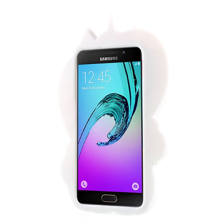 3D Unicorn Pattern Soft Silicone Shell Case for Samsung Galaxy A3 (2017)-3