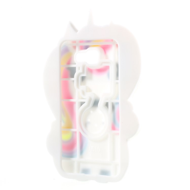 3D Unicorn Pattern Soft Silicone Shell Case for Samsung Galaxy A3 (2017)-6