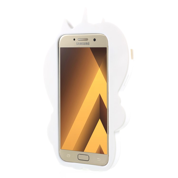 3D Unicorn Pattern Soft Silicone Cover Case for Samsung Galaxy A5 (2017)-3