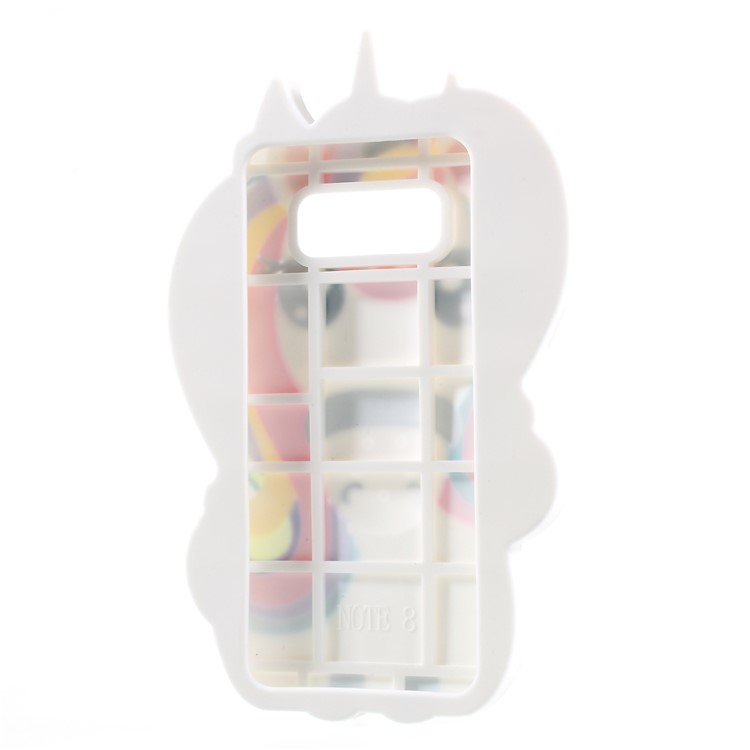 3D Unicorn Pattern Soft Silicone Cell Phone Case for Samsung Galaxy Note 8 SM-N950-6