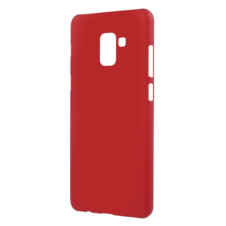 For Samsung Galaxy A7 (2018) Rubberized PC Hard Phone Casing - Red-2