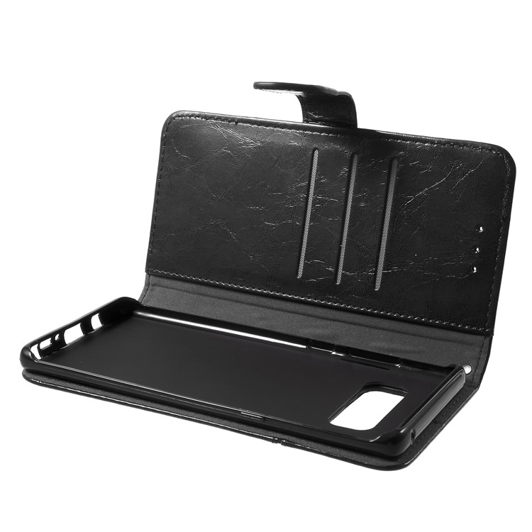 K'TRY Geometric Splicing Series PU Leather Wallet Case for Samsung Galaxy Note 8 N950 - Black-7