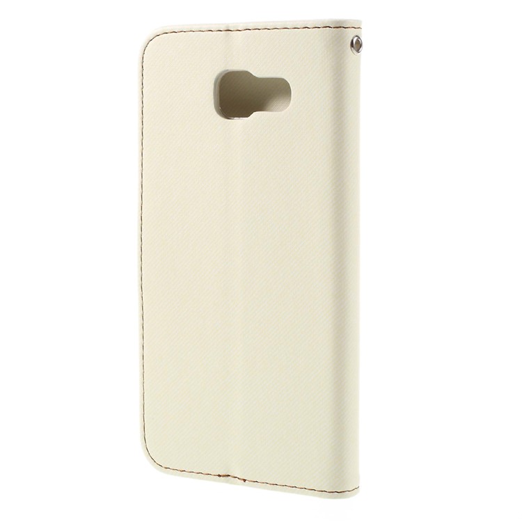 ROAR KOREA sarja capa de couro para Samsung Galaxy A5 SM-A510F (2016) - White-2