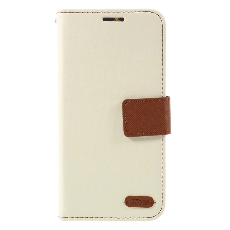 ROAR KOREA sarja capa de couro para Samsung Galaxy A5 SM-A510F (2016) - White-3