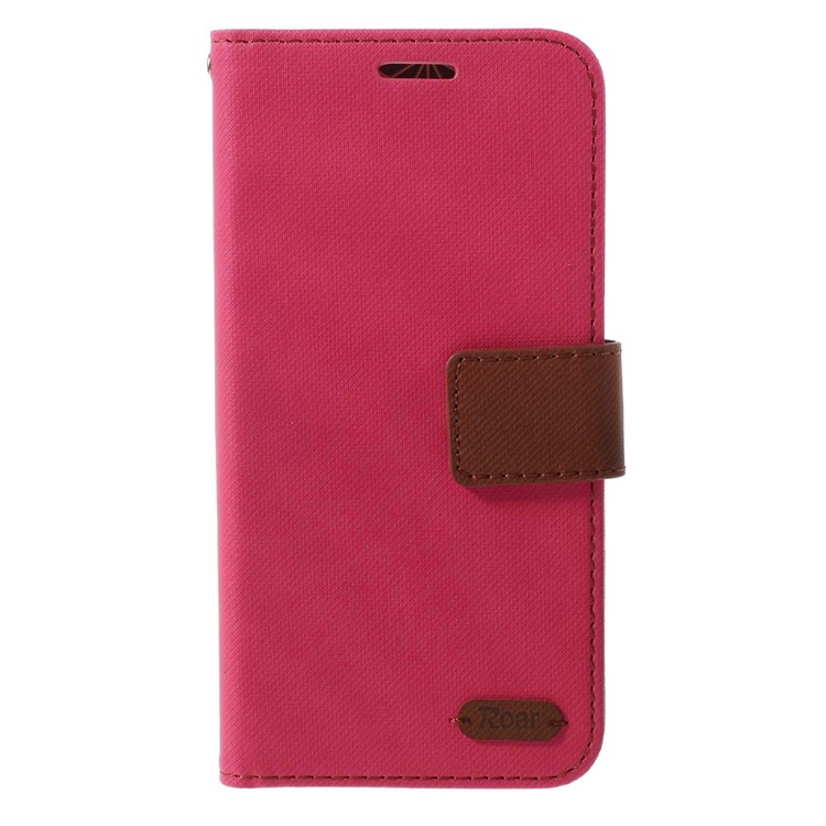 ROAR KOREA Bolsa de couro Twill Leather para Samsung Galaxy A5 SM-A510F - flecha-3
