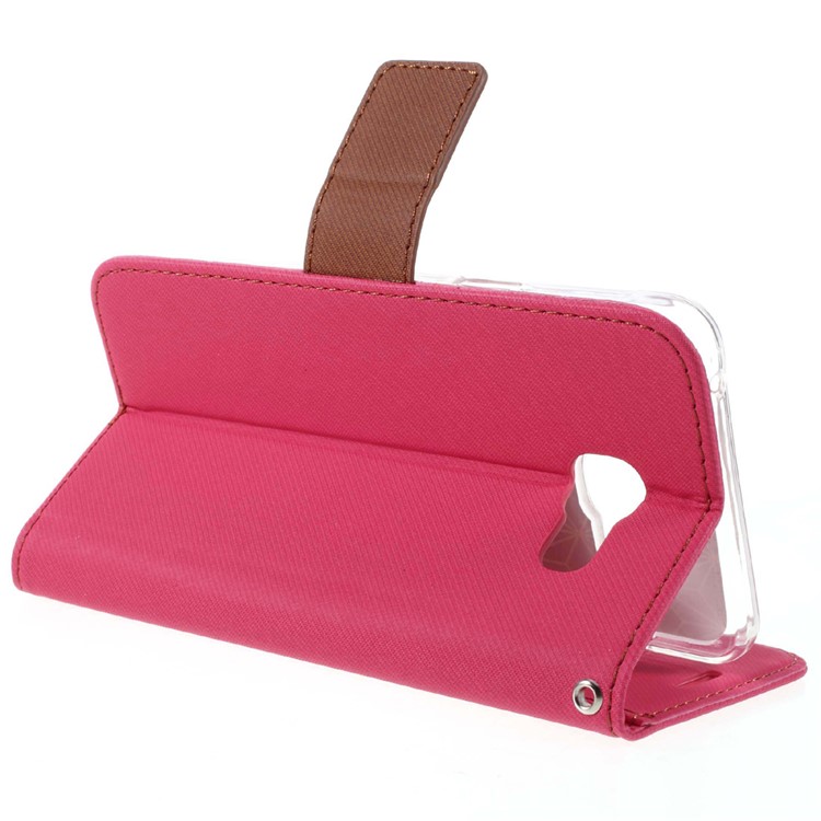 ROAR KOREA Bolsa de couro Twill Leather para Samsung Galaxy A5 SM-A510F - flecha-5