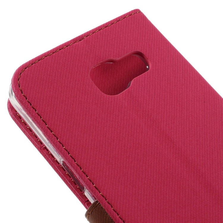 ROAR KOREA Bolsa de couro Twill Leather para Samsung Galaxy A5 SM-A510F - flecha-9