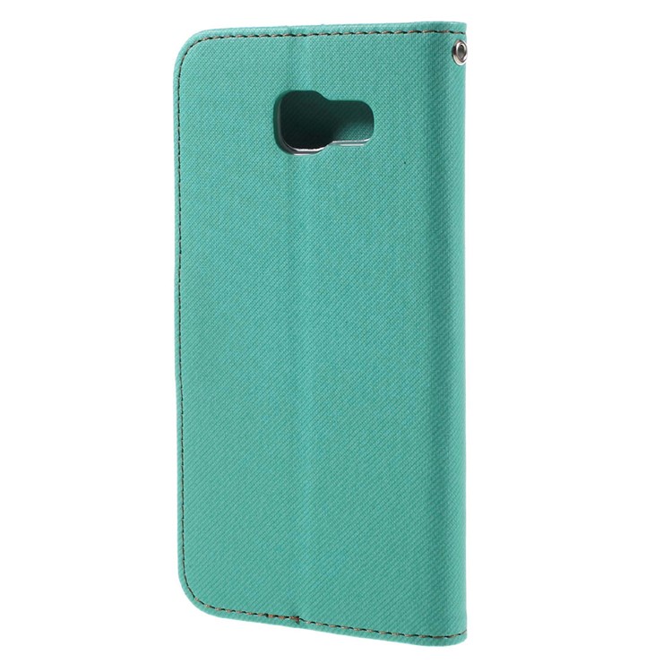 ROAR KOREA Twill Leather Flip Case para Samsung Galaxy A5 SM-A510F - verde-2