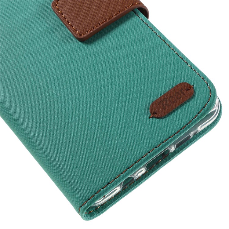 ROAR KOREA Twill Leather Flip Case para Samsung Galaxy A5 SM-A510F - verde-7