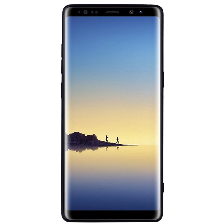 Embossment Rose Pattern Soft TPU Phone Case for Samsung Galaxy Note 8 N950 - Black-2