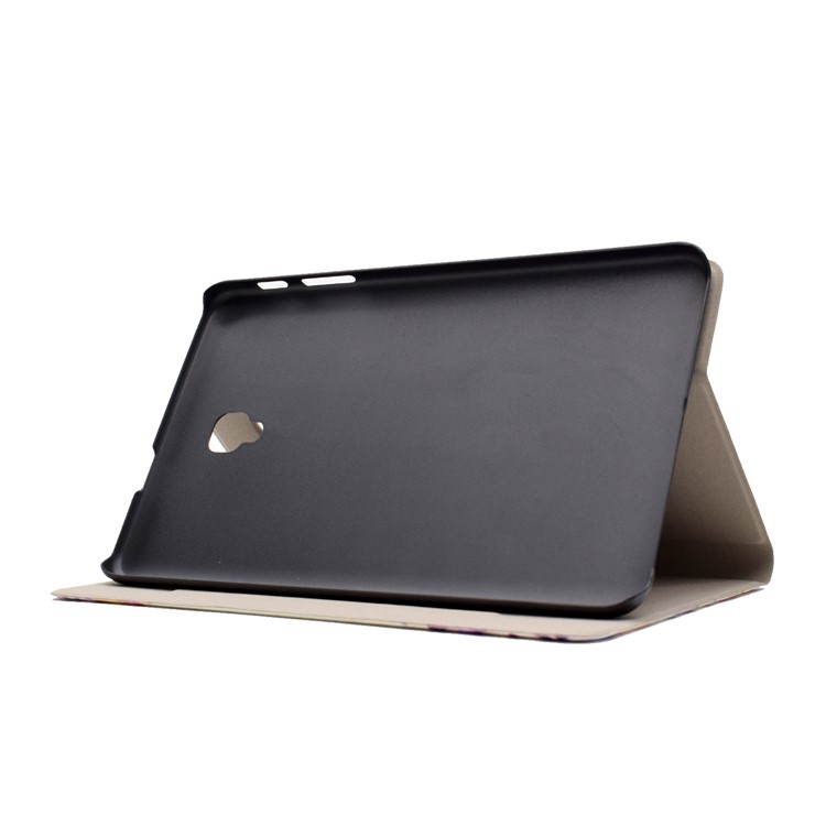 Fragrant Leather Card Holder Smart Case for Samsung Galaxy Tab A 8.0 (2017) T385/T380 - Crayon Circled Heart-5