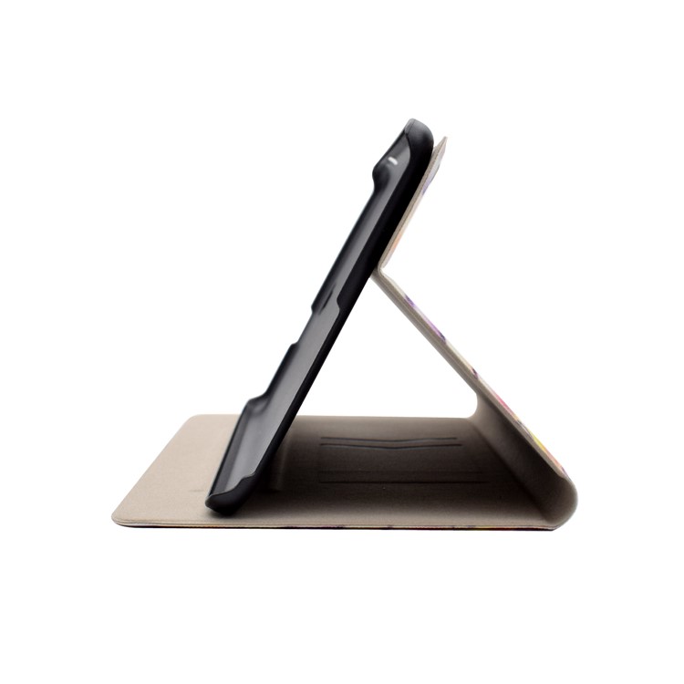 Fragrant Leather Card Holder Smart Case for Samsung Galaxy Tab A 8.0 (2017) T385/T380 - Crayon Circled Heart-6