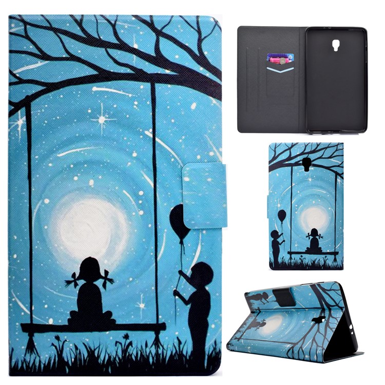 

Fragrant Leather Stand Smart Tablet Cover for Samsung Galaxy Tab A 8.0 (2017) T385/T380 - Romantic Lovers