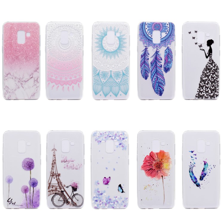Ultra Thin Pattern Printing Soft TPU Case for Samsung Galaxy A5 (2018) - Dream Catcher-6