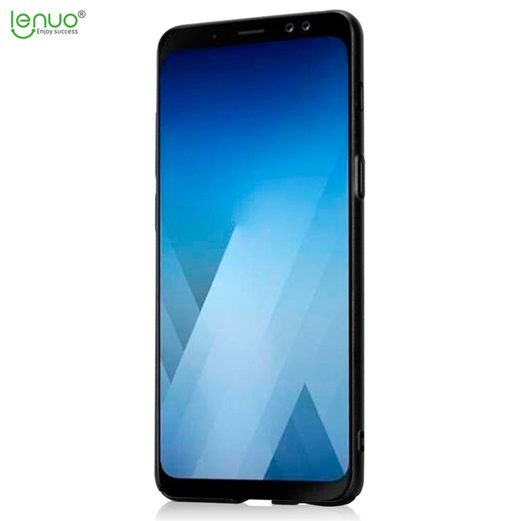 LENUO Leshield Series Silky Touch Hard Plastic Case for Samsung Galaxy A5 (2018) - Black-3