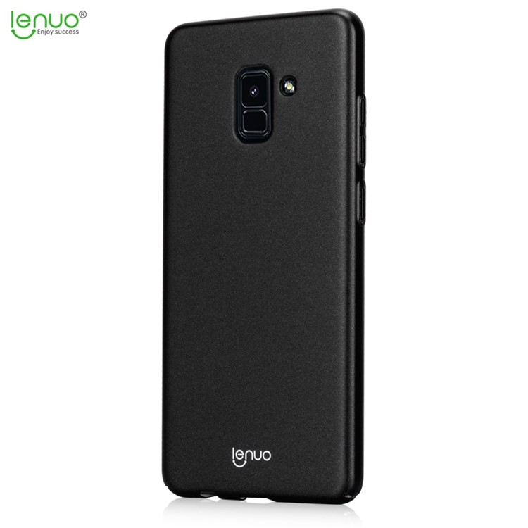 LENUO Leshield Series Silky Touch Hard Plastic Case for Samsung Galaxy A5 (2018) - Black-4