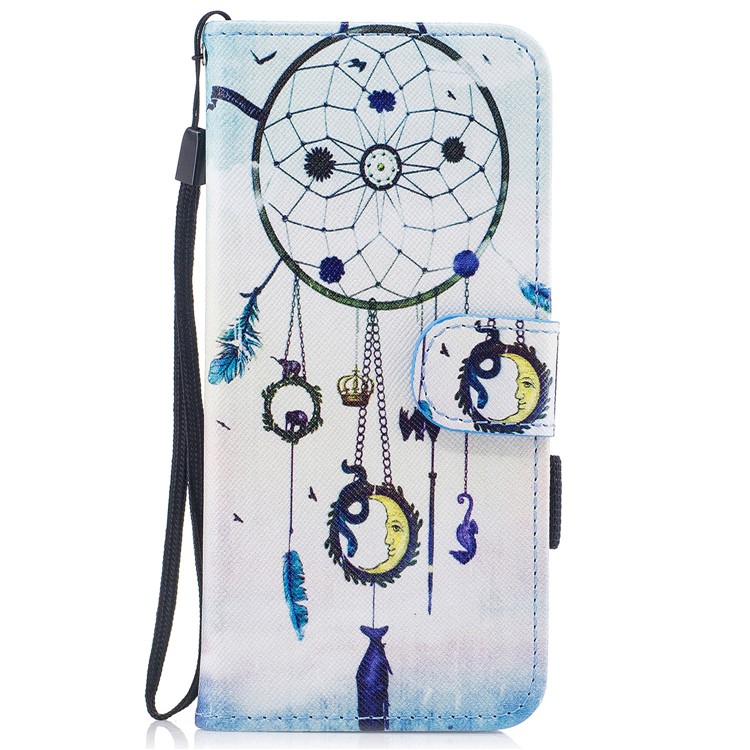 Pattern Printing Wallet Stand Leather Case for Samsung Galaxy S8 G950 - Dream Catcher-1