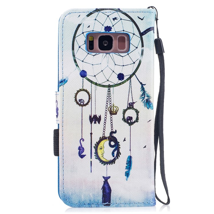 Pattern Printing Wallet Stand Leather Case for Samsung Galaxy S8 G950 - Dream Catcher-2