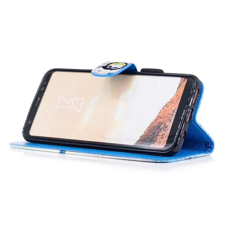 Pattern Printing Wallet Stand Leather Case for Samsung Galaxy S8 G950 - Dream Catcher-4