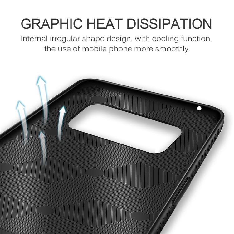 LENUO Litchi Skin Leather Coated TPU Back Case for Samsung Galaxy Note 8 N950 - Black-8