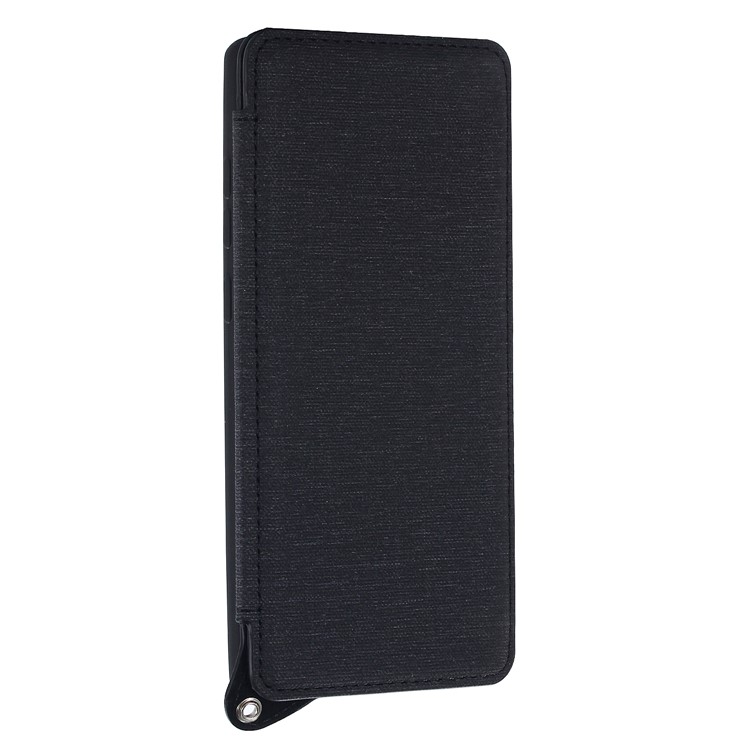 Card Holder Mirror Leather TPU Back Case for Samsung Galaxy Note 8 N950 - Black-2