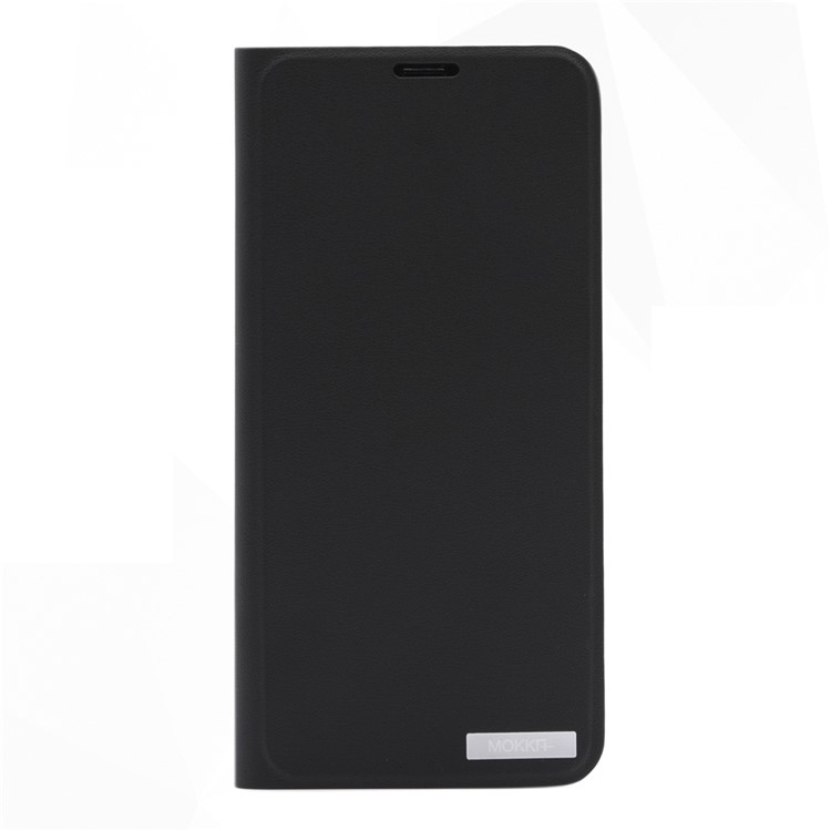 MOKKA Card Holder PU Leather Mobile Phone Case for Samsung Galaxy S8 G950 - Black-1