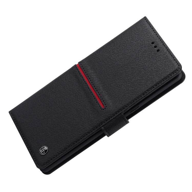 GEBEI Flip Genuine Leather Wallet Stand Phone Case for Samsung Galaxy Note 8 SM-N950 - Black-5