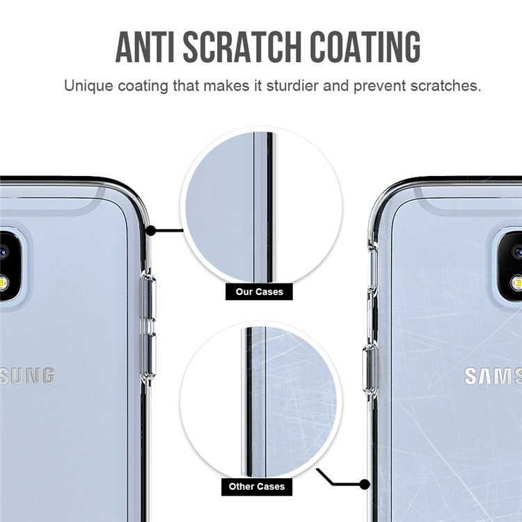 Clear PC Back + TPU Frame Phone Casing for Samsung Galaxy J5 (2017) EU Version / J5 Pro (2017) - Transparent-6