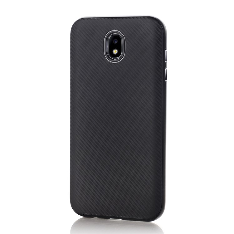 Carbon Fibre Texture TPU + PC Hybrid Case for Samsung Galaxy J7 Pro (2017) / J7 (2017) EU Version - Black-1