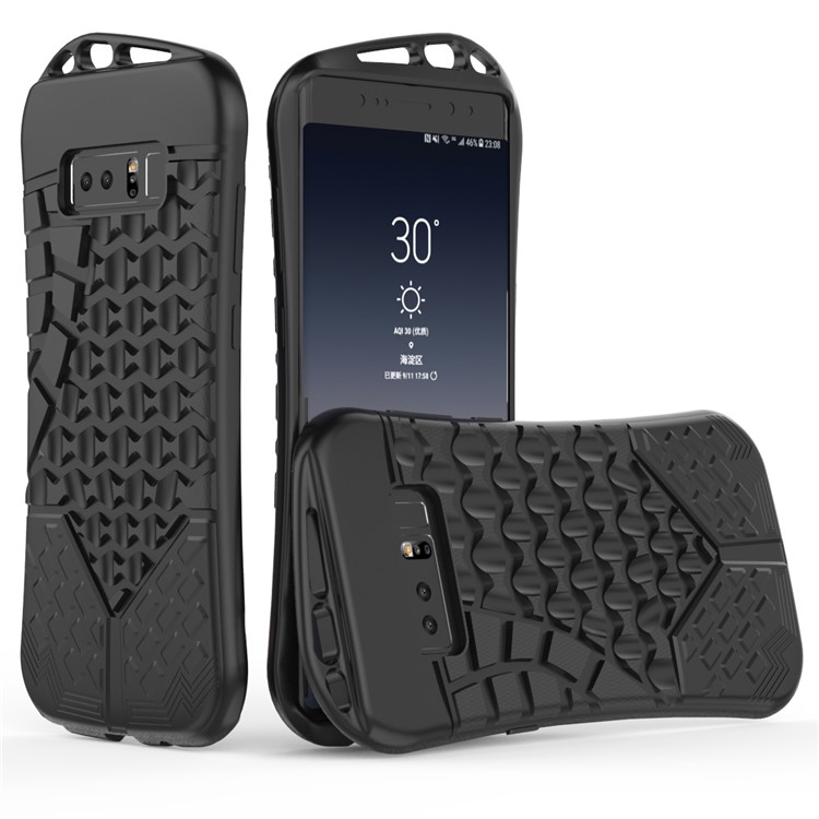 Sneaker Sole Texture TPU Case for Samsung Galaxy Note 8 SM-N950 - Black-1