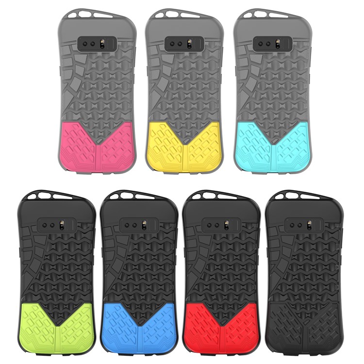Sneaker Sole Texture TPU Case for Samsung Galaxy Note 8 SM-N950 - Black-2