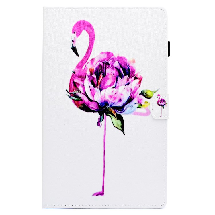 

Pattern Printing Leather Stand Case for Samsung Galaxy Tab A 10.1 T580 T585 - Flamingo Pattern, Galaxy Tab A 10.1 (2016)