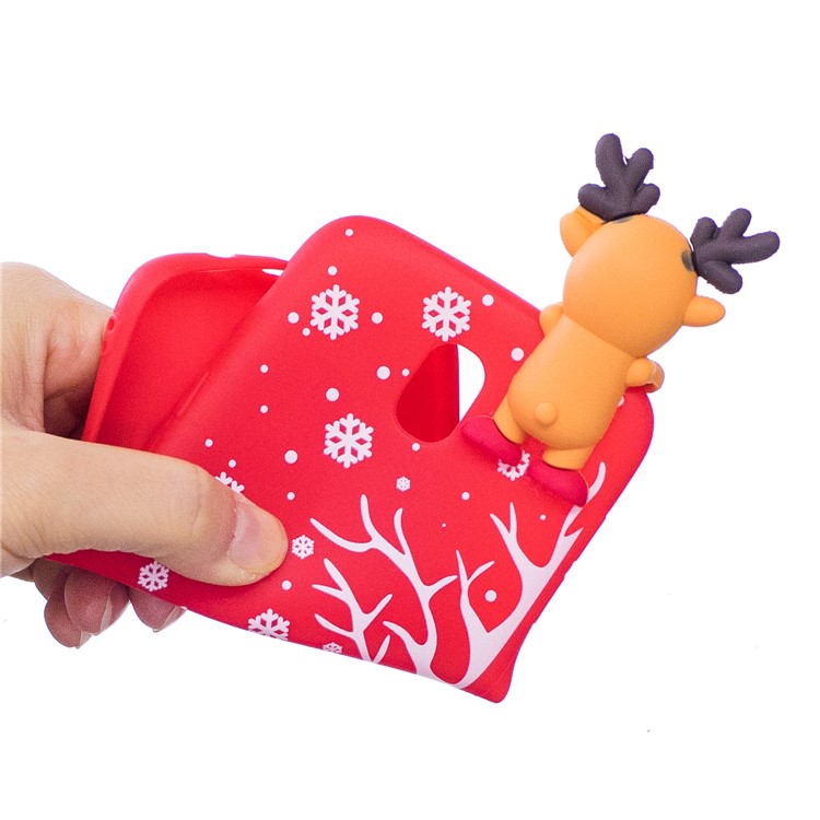 Cute 3D Figure Patterned TPU Case for Samsung Galaxy J5 Pro (2017) / J5 (2017) EU Version - Christmas Reindeer-6