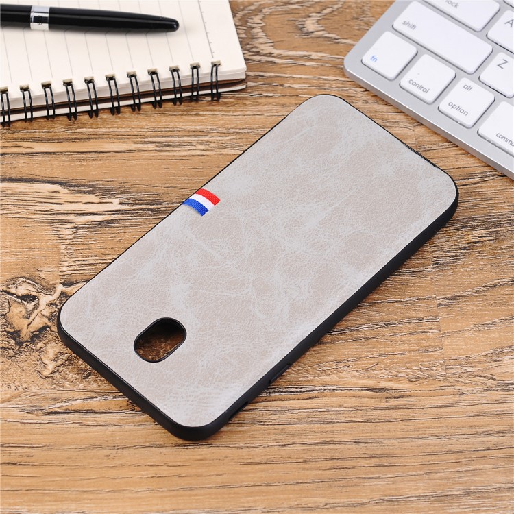 Vintage Crazy Horse PU Leather Coated TPU Cover for Samsung Galaxy J5 (2017) EU Version/J5 Pro (2017) - Grey-5