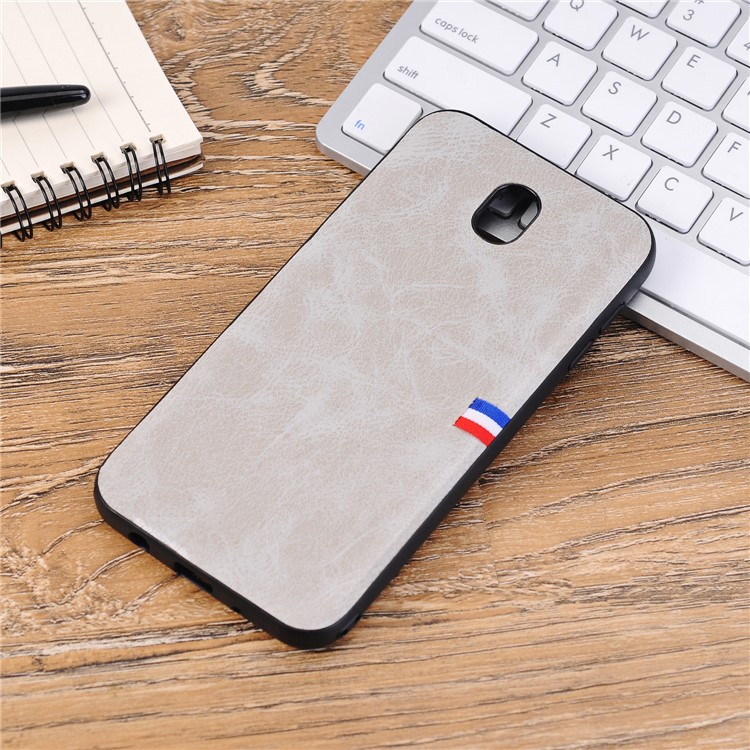 Vintage Crazy Horse PU Leather Coated TPU Cover for Samsung Galaxy J5 (2017) EU Version/J5 Pro (2017) - Grey-6