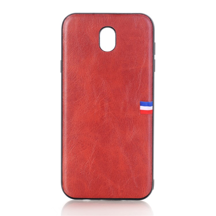 Vintage Crazy Horse PU Leather Coated TPU Shell for Samsung Galaxy J5 (2017) EU Version/J5 Pro (2017) - Red-1
