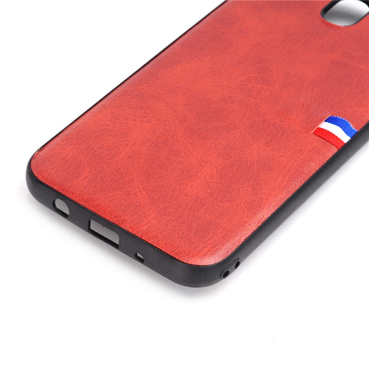 Vintage Crazy Horse PU Leather Coated TPU Shell for Samsung Galaxy J5 (2017) EU Version/J5 Pro (2017) - Red-2
