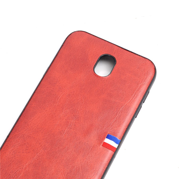 Vintage Crazy Horse PU Leather Coated TPU Shell for Samsung Galaxy J5 (2017) EU Version/J5 Pro (2017) - Red-3