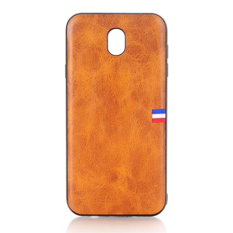 Vintage Crazy Horse PU Leather Coated TPU Mobile Case for Samsung Galaxy J5 (2017) EU Version/J5 Pro (2017) - Brown-1