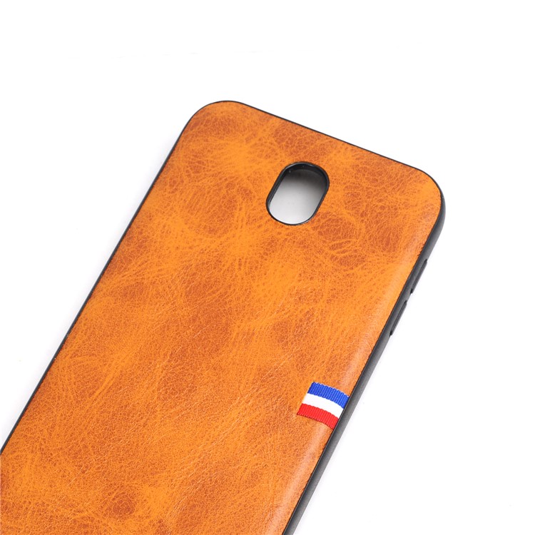 Vintage Crazy Horse PU Leather Coated TPU Mobile Case for Samsung Galaxy J5 (2017) EU Version/J5 Pro (2017) - Brown-3
