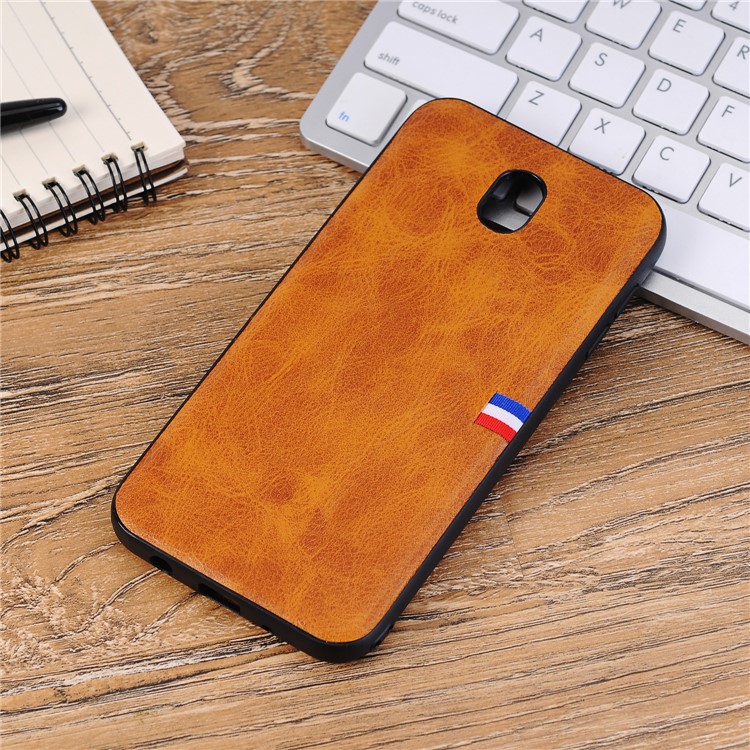 Vintage Crazy Horse PU Leather Coated TPU Mobile Case for Samsung Galaxy J5 (2017) EU Version/J5 Pro (2017) - Brown-5