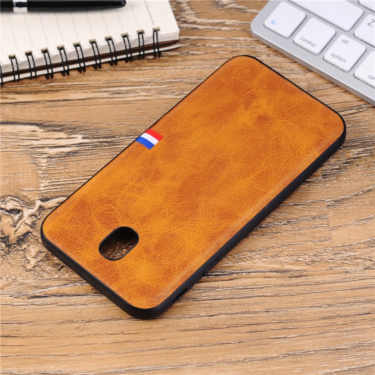 Vintage Crazy Horse PU Leather Coated TPU Mobile Case for Samsung Galaxy J5 (2017) EU Version/J5 Pro (2017) - Brown-6