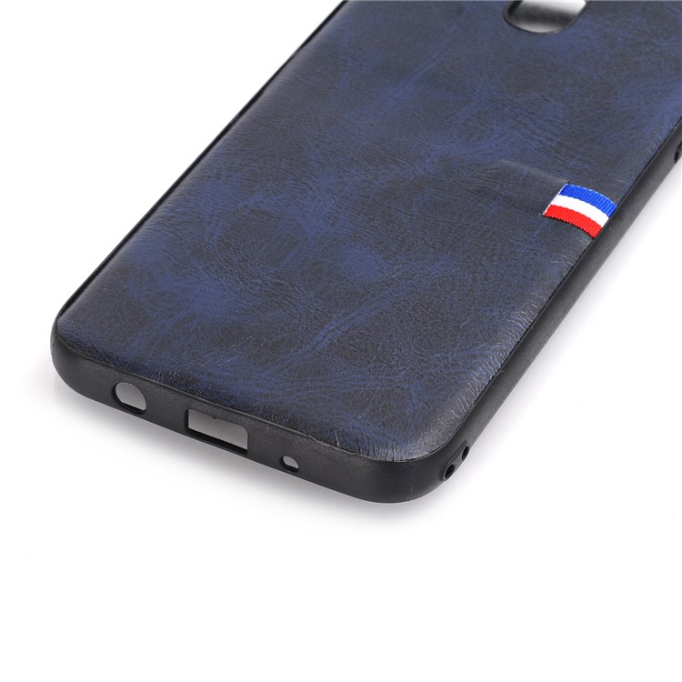 Vintage Crazy Horse PU Leather Coated TPU Mobile Cover Shell for Samsung Galaxy J5 (2017) EU Version/J5 Pro (2017) - Dark Blue-4