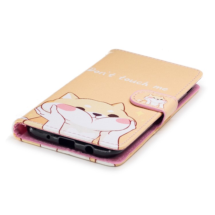 Pattern Painting Cross Texture Leather Wallet Stand Case for Samsung Galaxy J5 (2017) EU Version / J5 Pro (2017) - Don't Touch Me-5