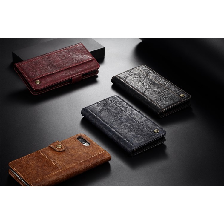 CASEME Vintage Style Card Holder PU Leather Folio Flip Phone Cover for Samsung Galaxy Note 8 SM-N950 - Dark Blue-14